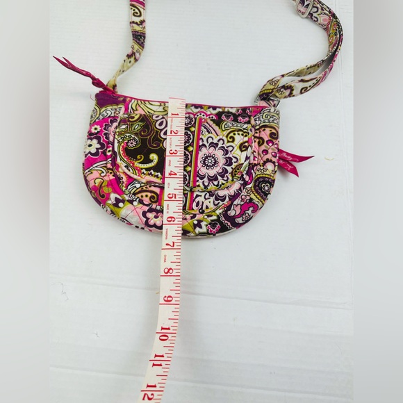 Vera Bradley Very Berry Paisley Clare Crossbody Shoulder Bag Retired Fall 2010 - Picture 5 of 5